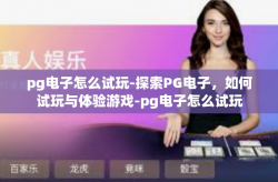 pg电子怎么试玩-探索PG电子，如何试玩与体验游戏-pg电子怎么试玩