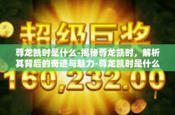 尊龙凯时是什么-揭秘尊龙凯时，解析其背后的奇迹与魅力-尊龙凯时是什么